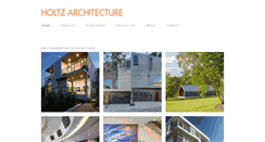 Desktop Screenshot of holtz-architecture.com